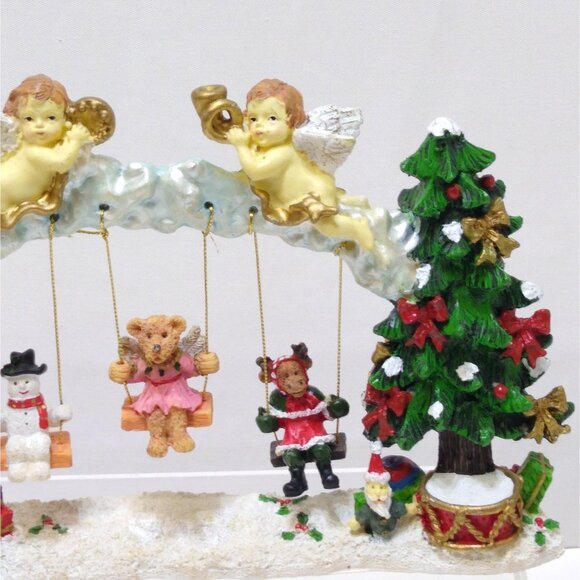 Angel Christmas Swing Cedar Creek Collection by Kirkland Stores Original Box EUC - Picture 4 of 12